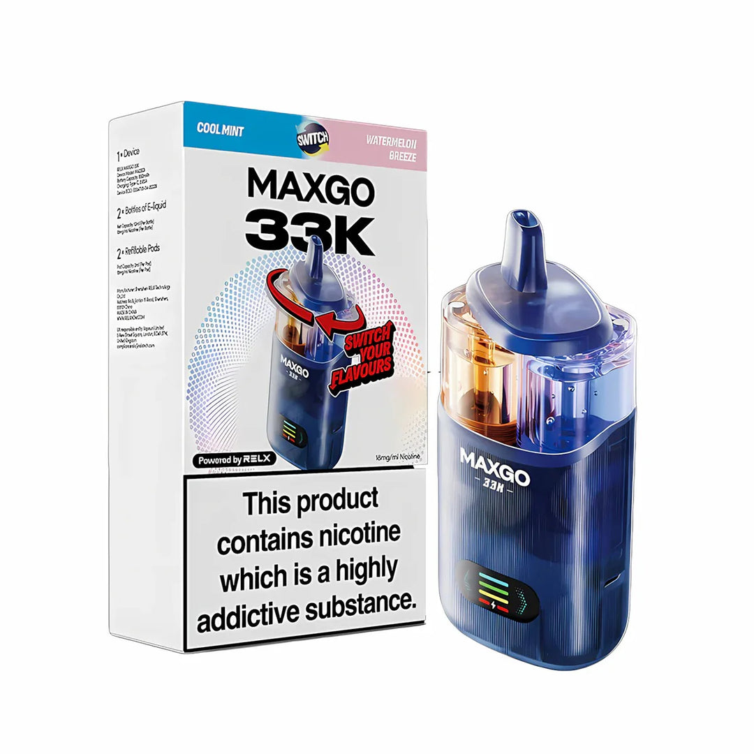 Relx Maxgo 33k Prefilled Pod Vape Kit