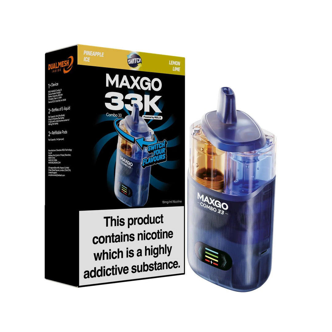 Relx Maxgo 33k Prefilled Pod Vape Kit