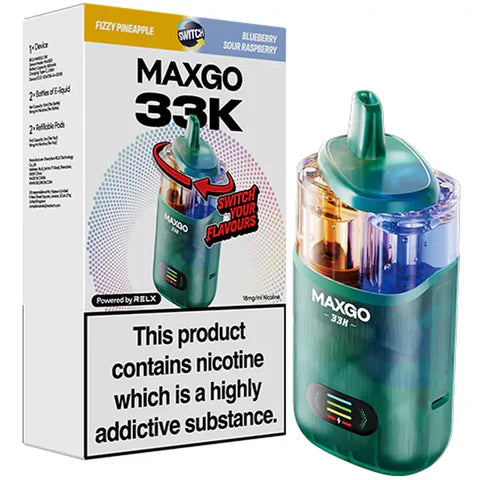 Relx Maxgo 33k Prefilled Pod Vape Kit