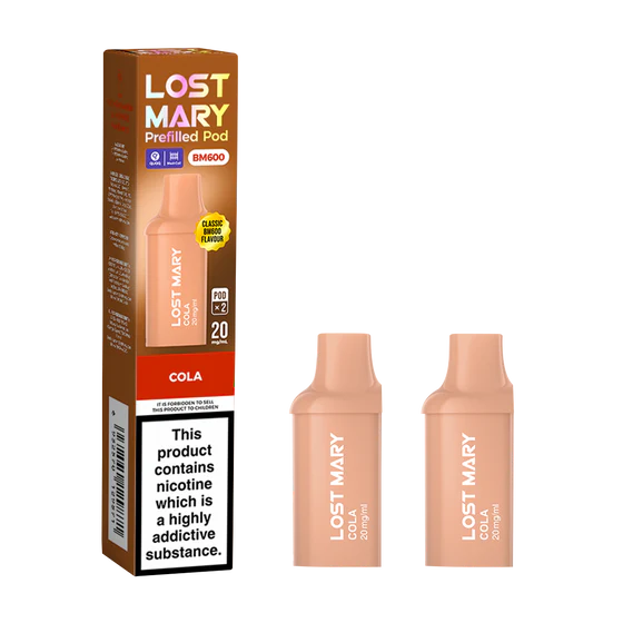 Lost Mary BM600 Prefilled Vape Pods 20mg - 2PK