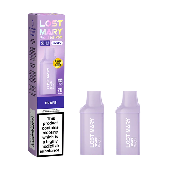 Lost Mary BM600 Prefilled Vape Pods 20mg - 2PK