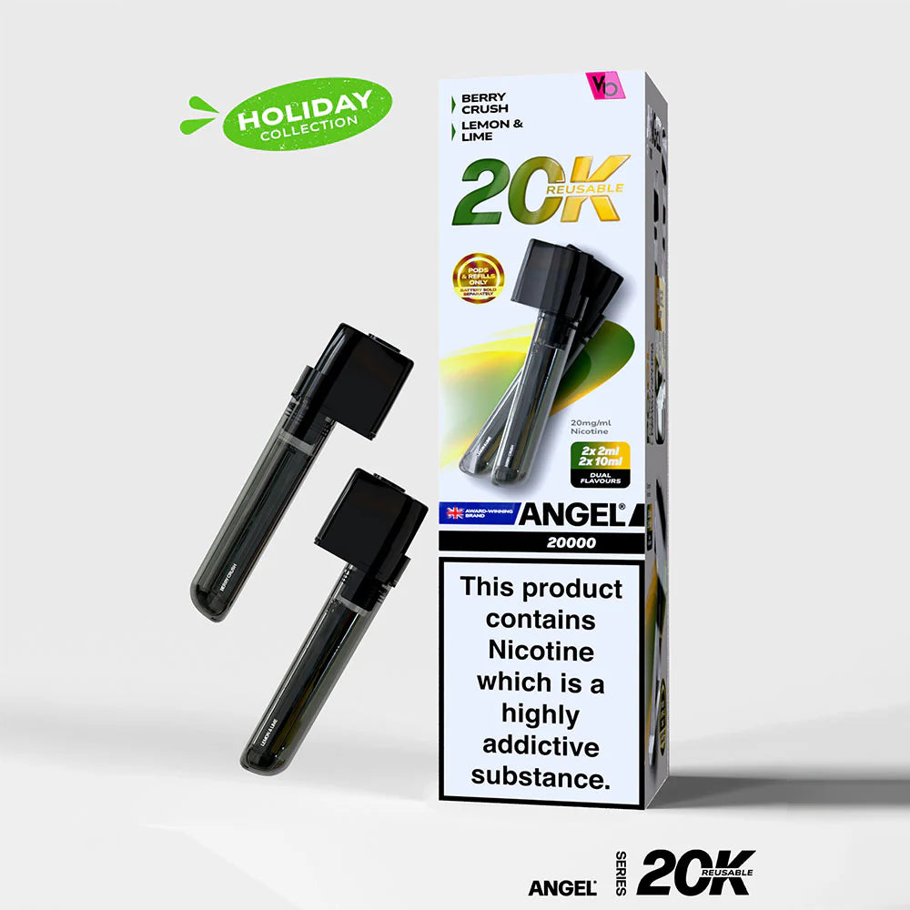Angel 20K PUFF Pods 2x (2ml pod+ 10ml refill)
