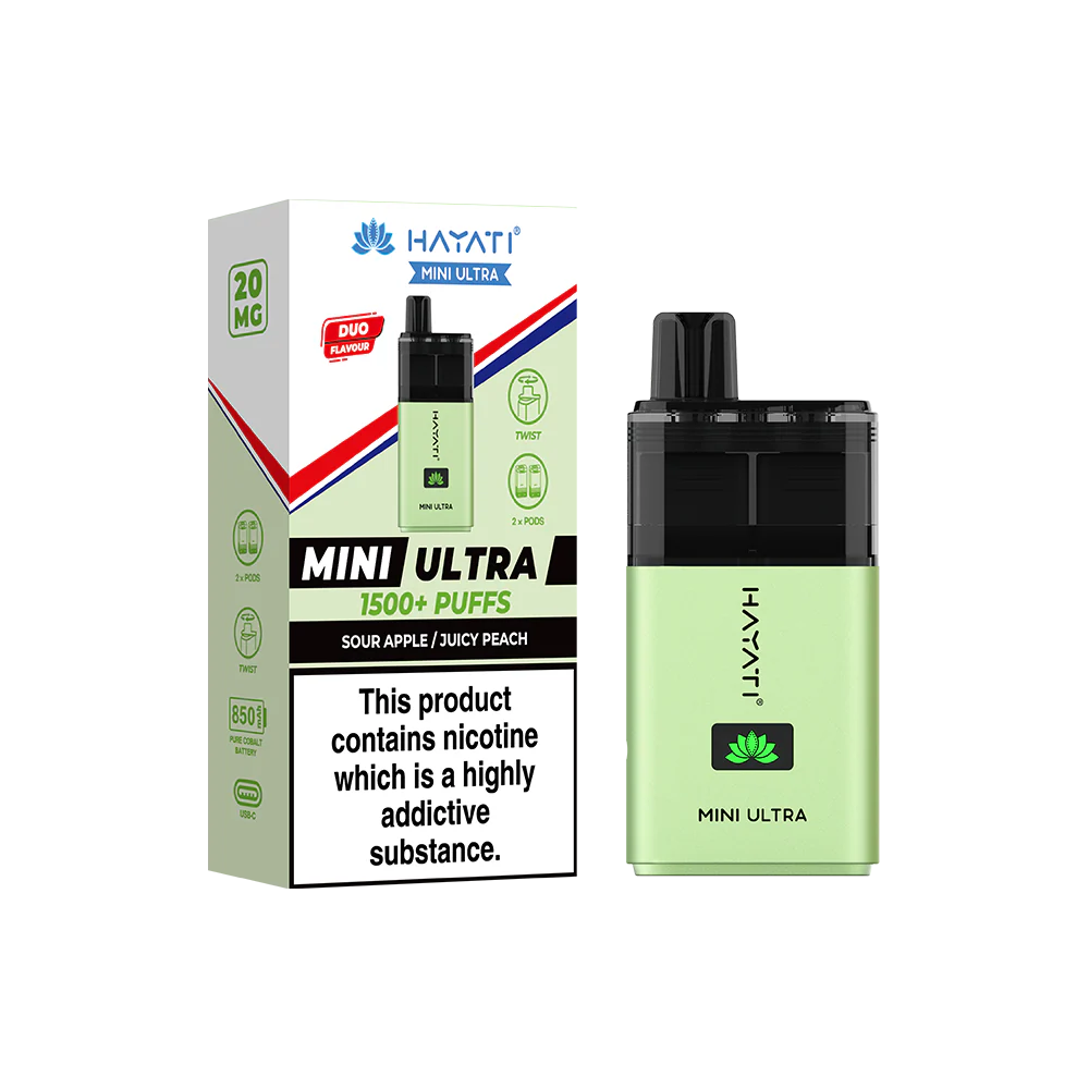 Hayati Mini Ultra 1500+ Puffs Kit