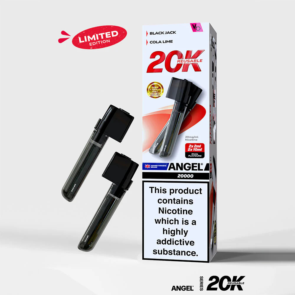 Angel 20K PUFF Pods 2x (2ml pod+ 10ml refill)