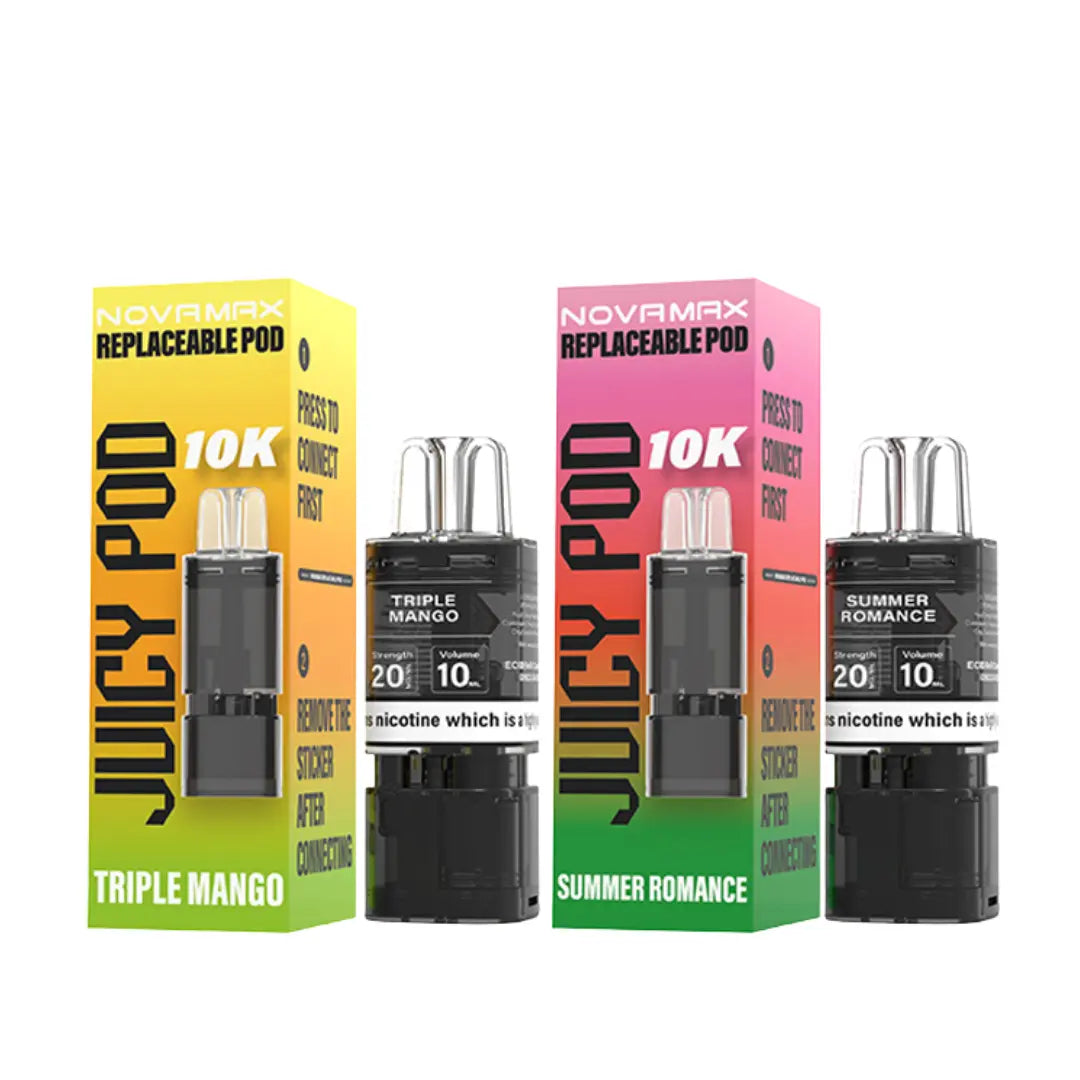 Juicy Pod Novamax 10K Replacement Prefilled Pods