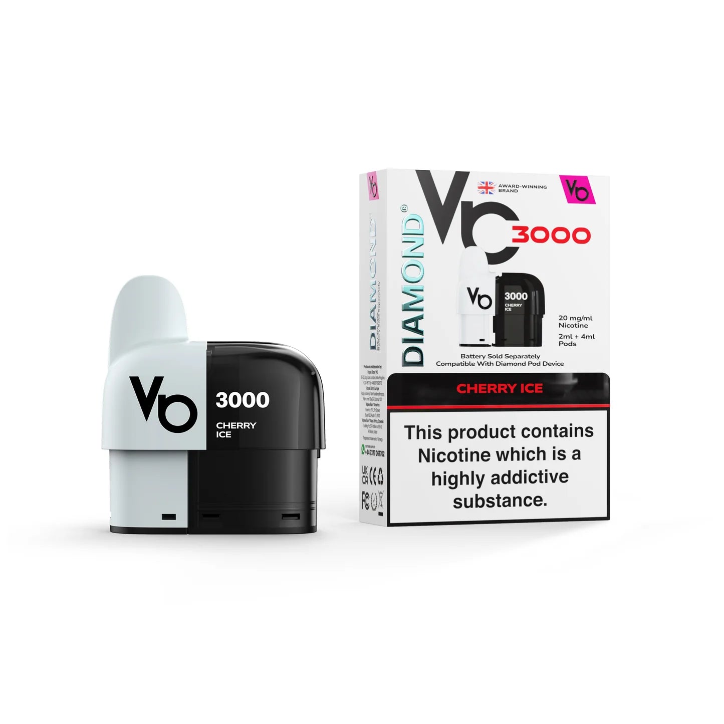 Vapes Bars Diamond 3K Pod 4ml - Image 3