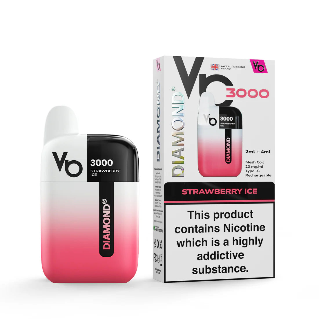 Vapes Bars Diamond 3K Pod Kit - Image 9